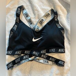 Nike crisscross dri fit sports bra